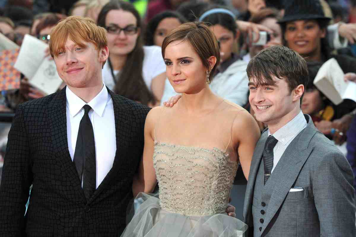 I tre attori protagonisti della saga di Harry Potter sul red carpet